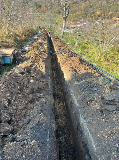 Sürmene İlçesi Karacakaya Mahallesi İçmesuyu Şebeke Hattı İnşaatı