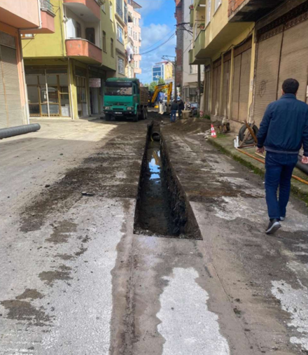 Sürmene Merkez Mah. Yağmur Suyu Hatları Yapım İşi