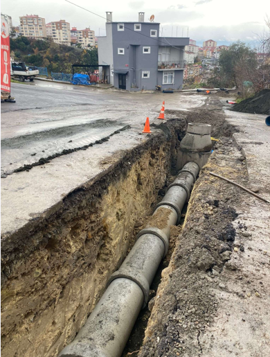 Bahçecik Mahallesi Yağmursuyu hattı